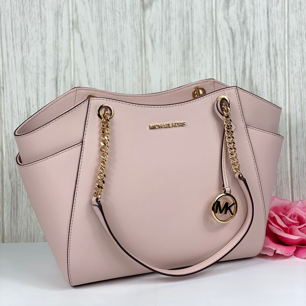 ❤️Michael Kors LG Chain Shoulder Bag Pink